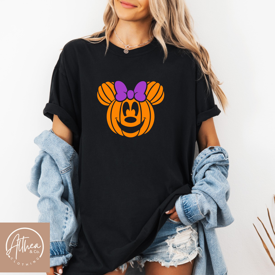 Minnie Mouse Pumpkin Halloween T-Shirt